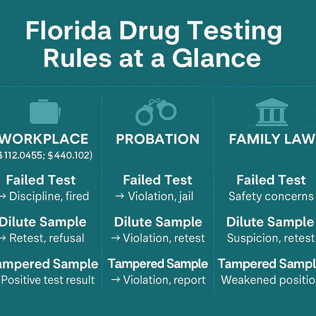 Florida Drug Testing Infographic